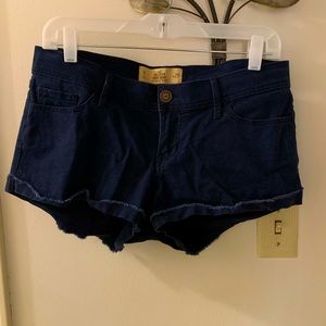 Hollister Low-Rise Navy shorts